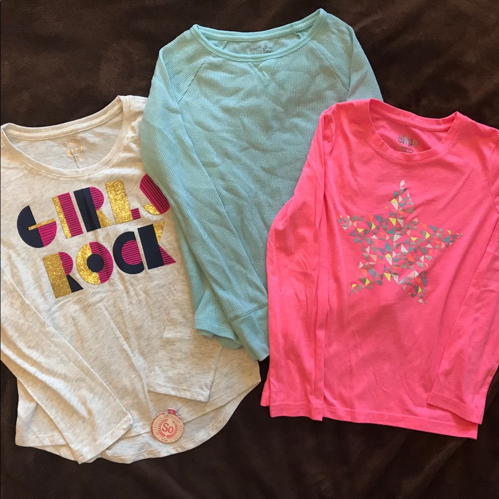 Set of three girls long sleeve